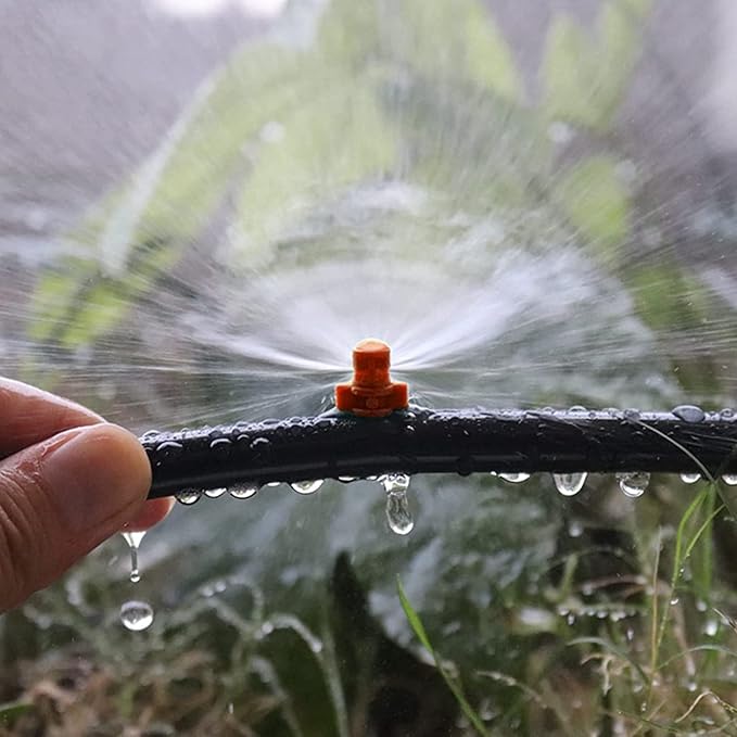 150pcs 90/180/360 Degree Polyethylene (PE) Micro Sprayer Refraction Automizing Sprinkler Nozzle Irrigation System Garden Lawn Plant Irrigation Water Sprinkler