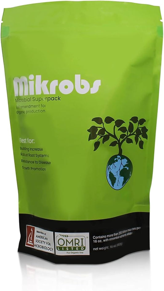 Microbial Superpack for Living Soil. Revitalize Plants (1 lb.)