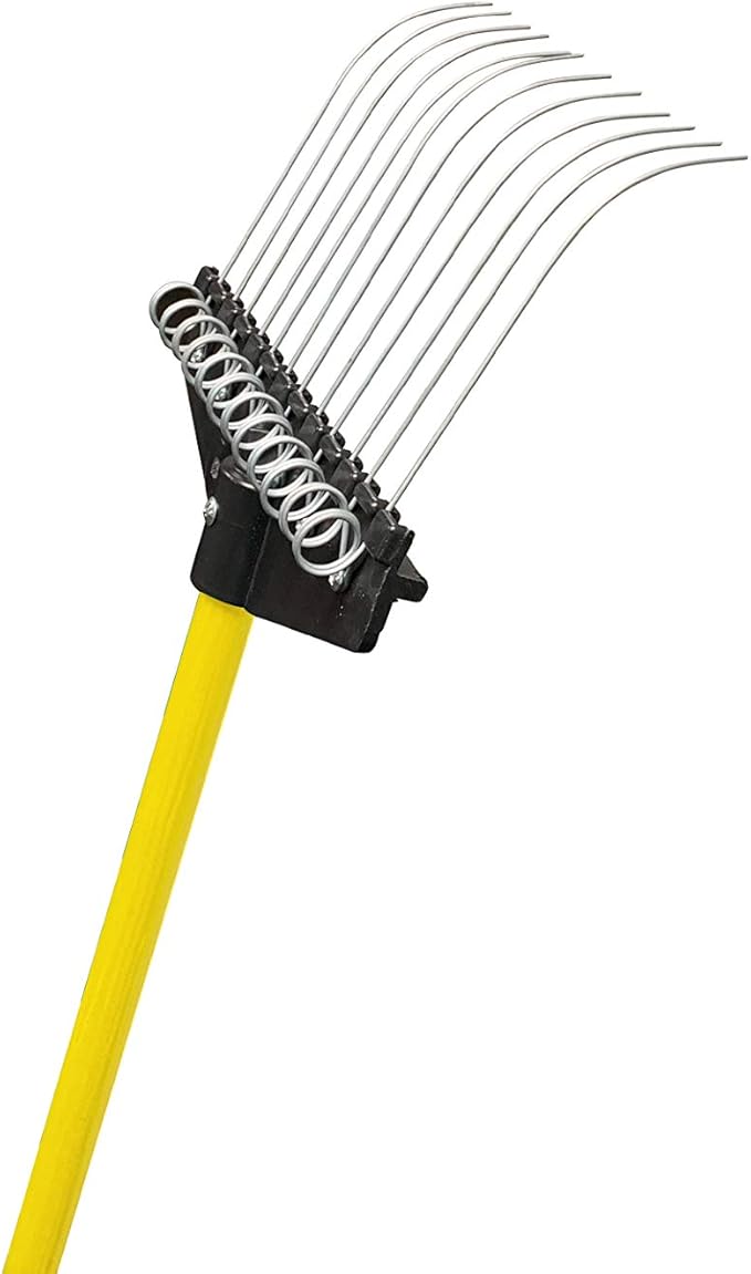 Garden Landscape Rake – 9” Head Garden Debris Rake | Elevate Your Outdoor Spaces with Precision and Efficiency | Ideal for Lawn and Garden Maintenance