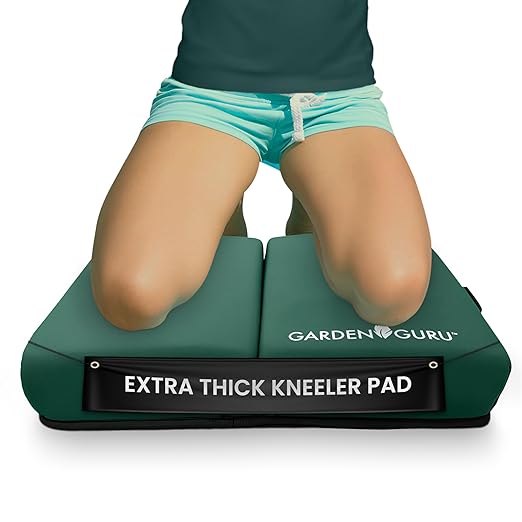 Garden Guru Extra Thick Gardening Kneeling Kneeler Pad – Ultra Soft Foam Cushion Padding for Knee – Water Resistant - Garden Kneeler Mat for Yard Work, Cleaning, Household Chores, Roofing, and More