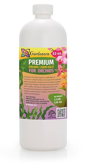 Orchid-Specific Organic Liquid Kelp Fertilizer - 32 oz - Nourish Your Orchids with Seaweed Power