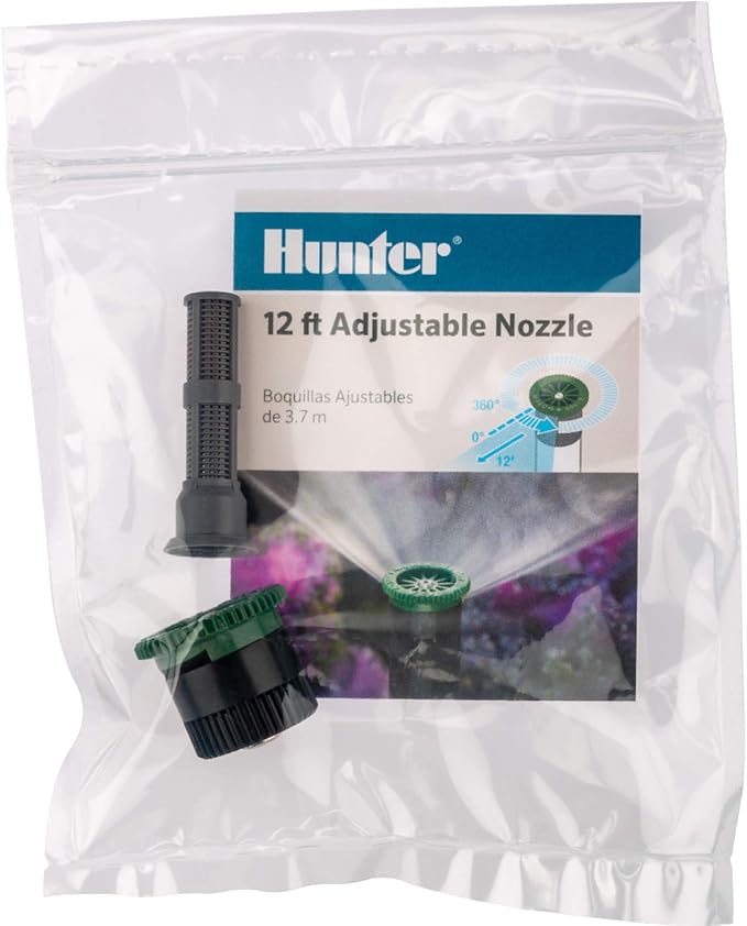 Hunter Industries 12A Hunter, 12' Adjustable Irrigation Spray Nozzle, Green (Pack of 2)