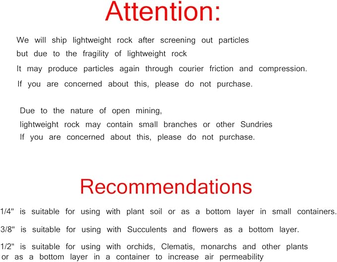 Horticultural Pumice for Plants Professional Sifted (3 QT, 1/2 inch)