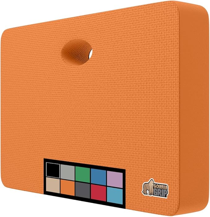 Gorilla Grip Extra Thick Kneeling Pad, Supportive Soft Foam Cushioning for Knee, Water Resistant Construction for Gardening, Bathing Baby, Workout Supplies, Lightweight, Garden Work Gifts