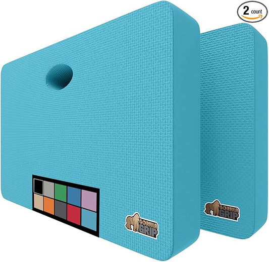 Gorilla Grip Extra Thick Kneeling Pad, Supportive Soft Foam Cushioning for Knee, Water Resistant Construction for Gardening, Bathing Baby, Workout Supplies, Lightweight, Garden Work Gifts