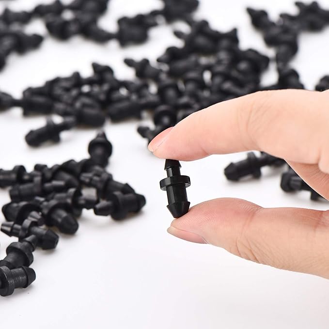 150 Pieces Drip Irrigation goof plug 1/4 1/2 Drip Irrigation Tube End Closure Hole Plugs for Home Garden Pipe Supplies