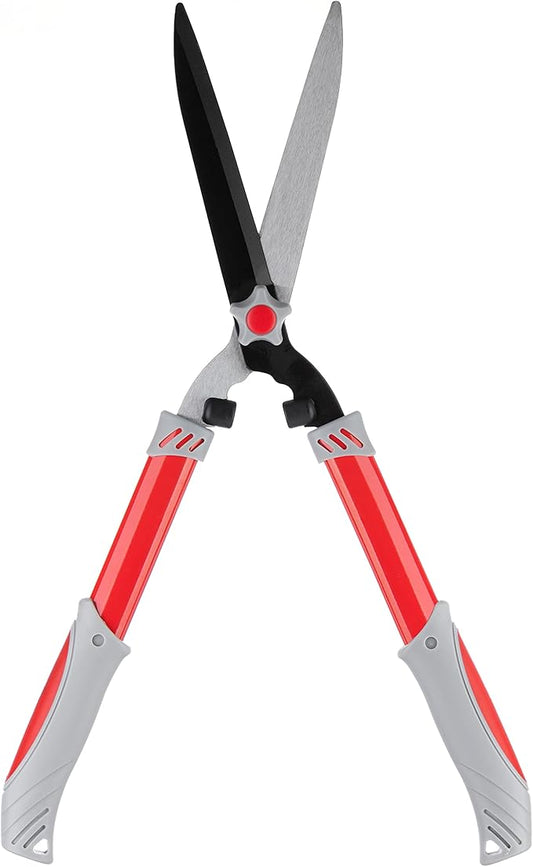 INTERTOOL Hedge Clipper Shears, Manual Trimmers for Bushes, Borders, Boxwood, Grass, Gardening & Landscaping, Straight Blade, 22 inch FT-1101