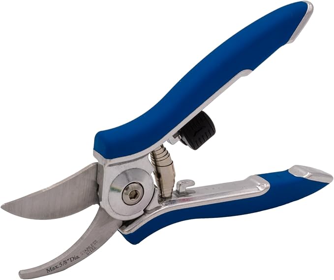 Dramm 18015 Stainless Steel Compact Pruner, Blue