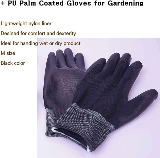 HandPlowHoe Gardentool with Safety Cover for Easy Gardening, Weeding and Farming Made by Korean Master Blacksmith (M GLOVE)