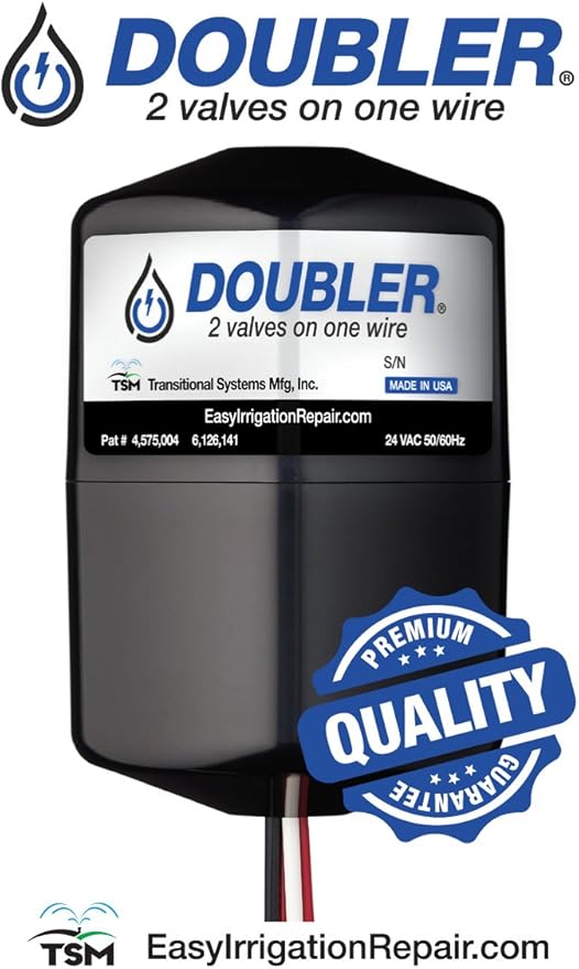 Doubler - 2 Valves on One Wire/Expand or Repair Your Irrigation System with Ease