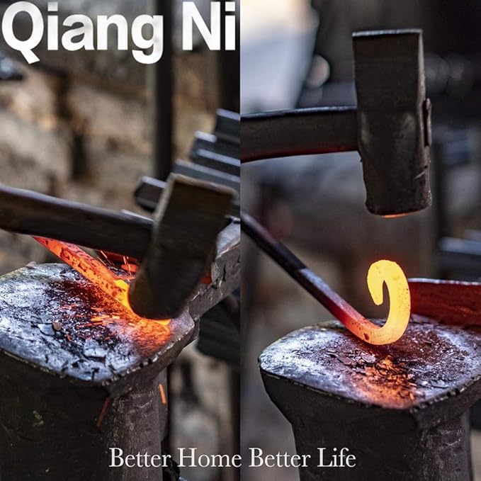 Qiang Ni Heavy-Duty Plant Hanger Outdoor: Hanging Plant Hook for Outside Basket - 22-Inch Wall Mount Plant Bracket for Bird Feeder…