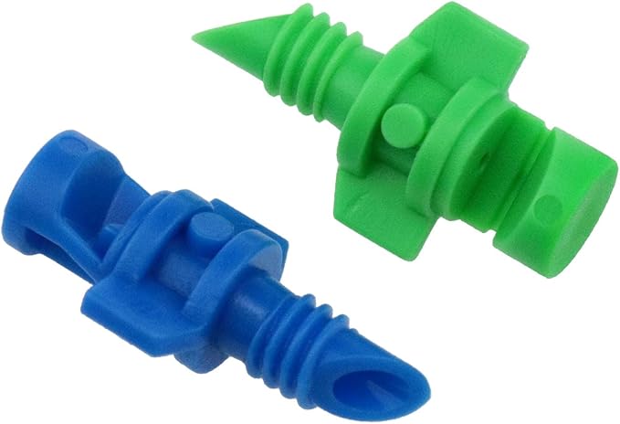 150pcs Water Jet Spray Nozzle Micro Sprinkler Heads drip Irrigation emitters drip Irrigation Parts 90/180/360 Degrees Each 50