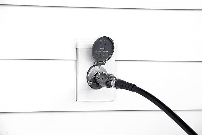 Aquor Wall Hydrant V1+ Frost-Free Outdoor Faucet with Quick-Connect and Anti-Siphon, 4 inch, Slate Gray Polymer