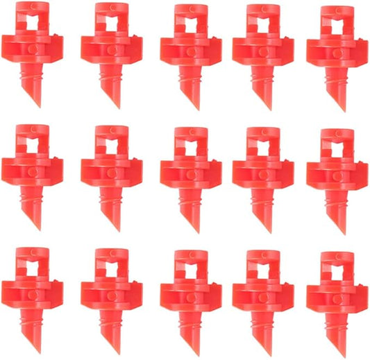 100 Pcs 360 Degree Refraction Atomized Dripper Micro Garden Sprinkler Sprayer Hydroponic Garden Irrigation