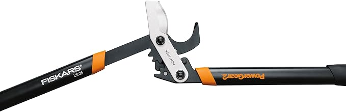 Fiskars 25-Inch Loppers for Tree Trimming, Heavy Duty, Sharp Steel Blade Tree Branch Cutter with up to 1.75" Diameter Cut Capacity, PowerGear2 Design with Compound Action for More Power, Hand Loppers