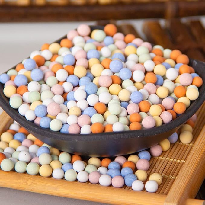 2LBS Garden Soil,Clay Pebbles Gardening Ceramsite Orchid Rocks Drainage Water Purification Ceramsite Decor Cultivation Soil Stone Horticultural Grade for Soil Hydroponics Aquaponics,Diameter 8-10mm