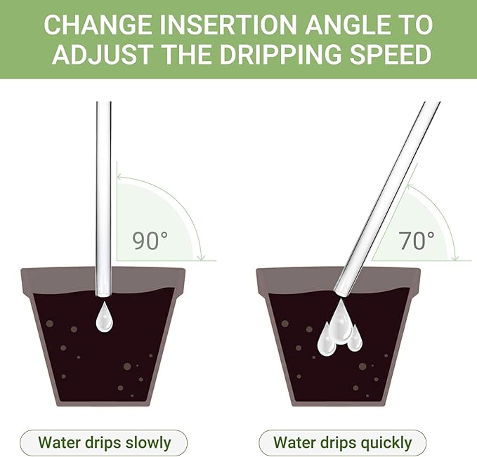 Mkono Plant Self Watering Globes Glass Water Bulbs for Planter Insert, Bird Shape Self Watering Devices Automatic Plant Waterer Spikes for Indoor Outdoor Plants, Gifts for Plant Lovers, 1 Pack