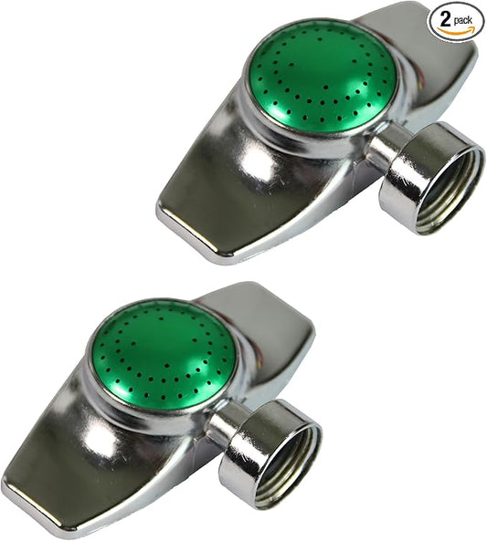 Chapin 6-9487: Circular Pattern Spot Sprinkler 2 Pack, 360 Degree Sprinkler Head for Small Gardens and Lawns, Up to 30ft Coverage Area, Lawn Sprinkler, Small Area Yards and Garden Watering, Green