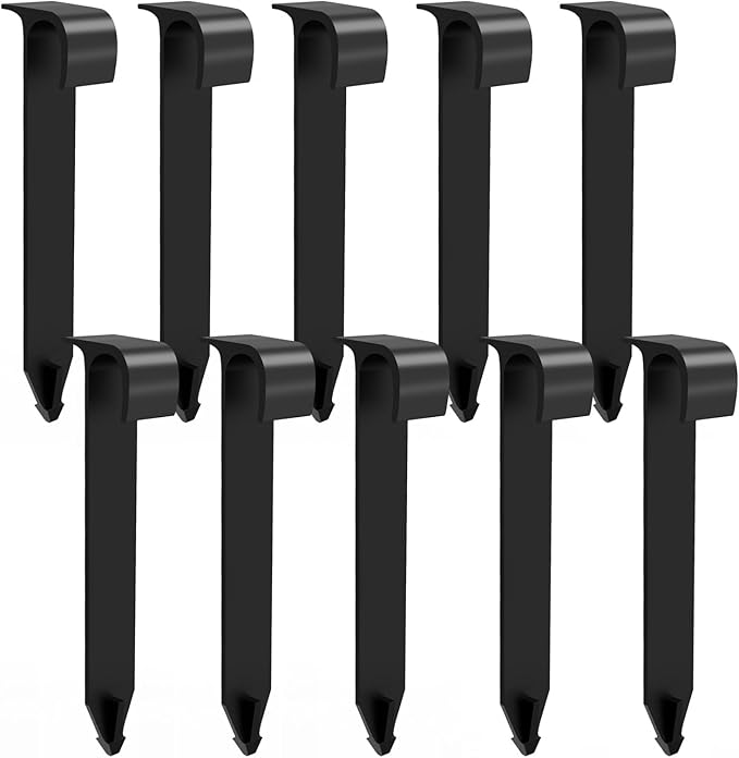 100PCS 1/2 Inch Irrigation Tubing Hold Down Anchor Stakes Irrigation Drip Support Hold Stakes Irrigation Tubing Stakes Drip Irrigation Stakes 3/4 x 4.33 Inch Drip Tubing Greenhouse, Garden