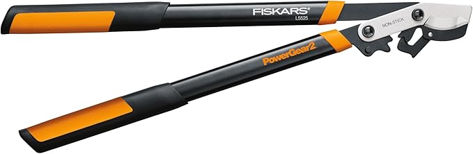 Fiskars 25-Inch Loppers for Tree Trimming, Heavy Duty, Sharp Steel Blade Tree Branch Cutter with up to 1.75" Diameter Cut Capacity, PowerGear2 Design with Compound Action for More Power, Hand Loppers