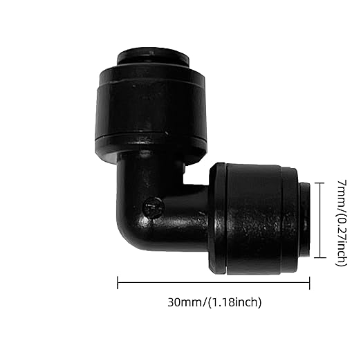 30 Pack Quick Connect 1/4" Drip Irrigation Elbow Coupling Connector,Universal 90 Degree Elbow Fitting for 1/4 Inch Irrigation Tubing,Leak Free Fittings for Sprinkler or Drip Irrigation System