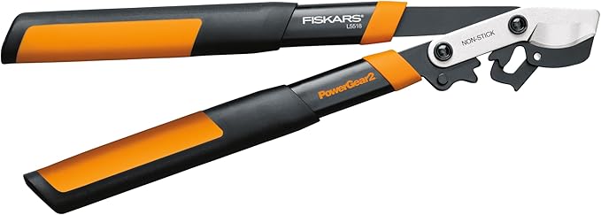Fiskars 18-Inch Loppers for Tree Trimming, Heavy Duty, Sharp Bypass Steel Blade Tree Branch Cutter up to 1.5-Inch Diameter Cut Capacity, PowerGear2 Technology Multiplies Power, Hand Loppers