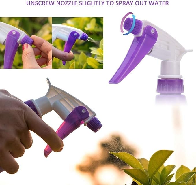 Garden Tools Set for Women, BENBO 7 Pieces Garden Hand Tools with Carrying Case, Ergonomic Non Slip Handle Pruning Shear Rake Shovels Spray Bottle and Gloves, Purple Floral Print Gardening Tools Gifts