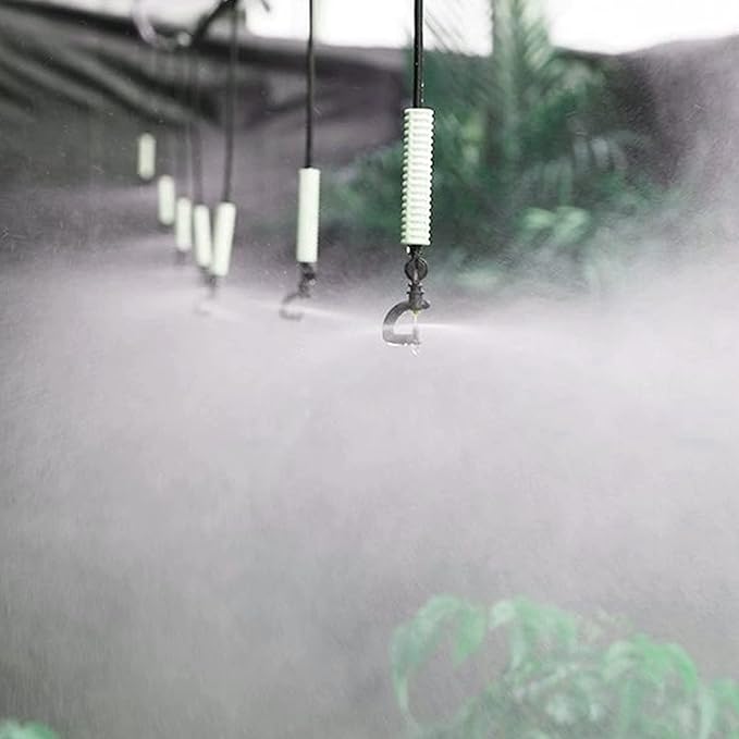 Haofy G Type Refraction Micro Nozzles, 10Pcs Rotating Watering Sprinkler Irrigation Equipment, for Public Green Space, Garden Gardening, Home Gardening and Agricultural Irrigation