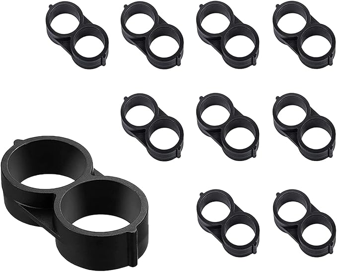 BEADNOVA Drip Irrigation Parts 10 Pcs 1/2 Inch Barbed End Caps Goof Plugs Drip Irrigation Fittings Drip Line Connectors for 1/2 Inch Irrigation Tubing Garden Watering System (10pcs)