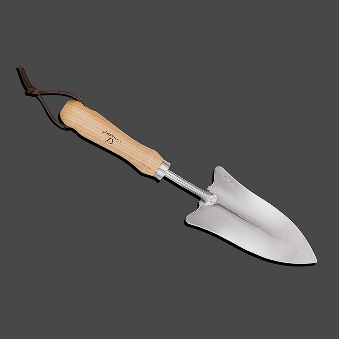 Gardening Tool Sets – Garden Hand Tools Kits with Wood Handle and Stainless Steel Head，Trowel, Hoe, Shear