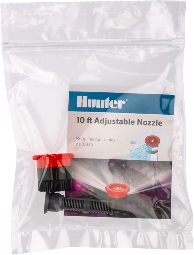 Hunter Industries 10A Hunter 10' Pro Adjustable Irrigation Spray Nozzle, Red