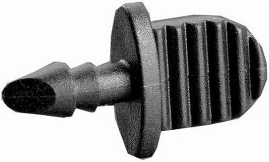 3 Pack (75 Total Fittings) Orbit 1/4 Inch Drip Barbed End Plug for Drip Irrigation Tubing -