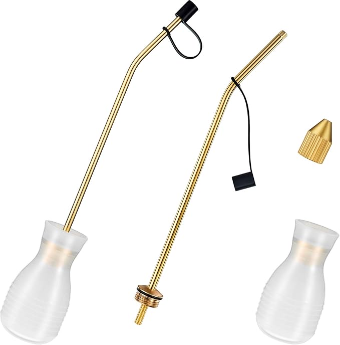 Boao Garden Sprayer Applicator Bulb with Long Copper Tube for Organic Gardening Agricultural Supplies and Control Accessories(Simple Style,2 Packs)