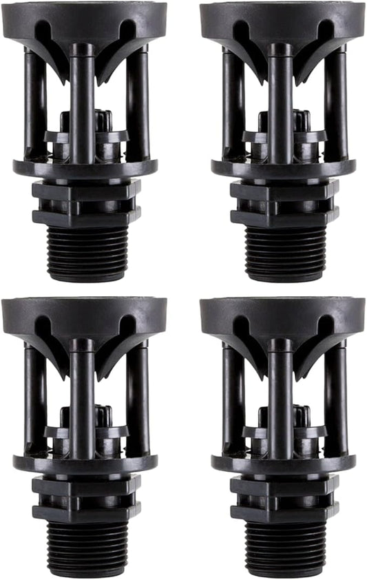 4 Pack Wobbler Irrigation Sprinkler, 1/2 inch Water Saving Wobbler Sprinkler Head, 46 to 79 ft Spray Distance Garden Wobblers for Irrigation Medium Lawn, Yard and Areas
