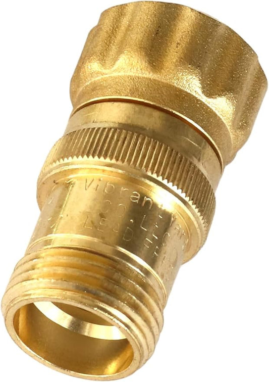 Drip Irrigation and Soaker Hose 25 PSI Pressure Regulator, 3/4" Female Hose Thread x 3/4" Male Hose Thread Lead-Free Brass