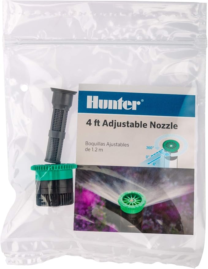 Hunter Sprinkler 4A Hunter 4' Pro Adjustable Irrigation Spray Nozzle, Small, Light Green