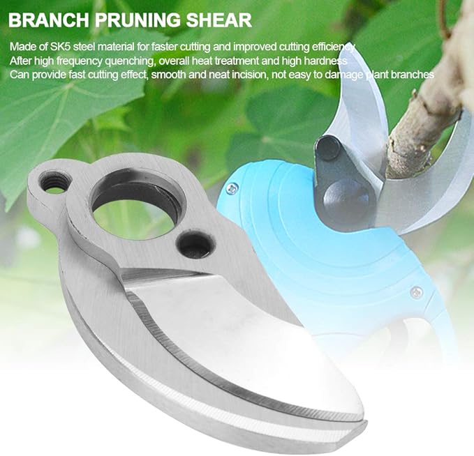 2Pcs Branch Pruning Shear Replacement Blade SK5 Alloy Steel Pruning Scissors Gardening Tools (25-28MM)