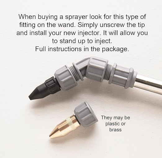 Dandelion Weeder Tool-Manual Weeder, Hand Weeder/Puller Alternative- Dandelion Illimination-Inject Root with Vinegar- Attach to Garden Sprayer-No Digging, Pulling, No Holes to Repair-Patent Pending