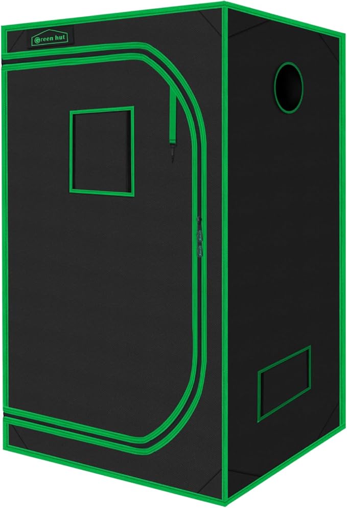 Grow Tent for Plants Indoor 48"x48"x78" Mylar Hydroponic Grow Tents Indoor Grow Room for Plant Fruit Flower Veg with Observation Window & Removable Waterproof Floor Tray
