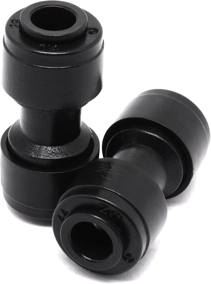 30 Pack Quick Connect 1/4 Irrigation Fittings, Quick Connect Fittings, Universal Straights Fitting for 1/4 Inch Irrigation Tubing, Leak Free Fittings for Sprinkler or Drip Irrigation System