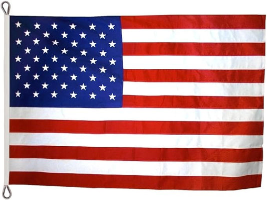 Annin Flagmakers (2360) SolarGuard Nyl-Glo American Flag, Made in USA, 12 x 18 Feet, Nylon