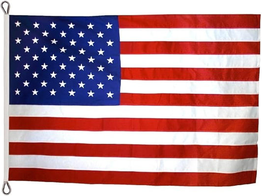 Annin Flagmakers (2380) SolarGuard Nyl-Glo American Flag, Made in USA, 15 x 25 Feet, Nylon