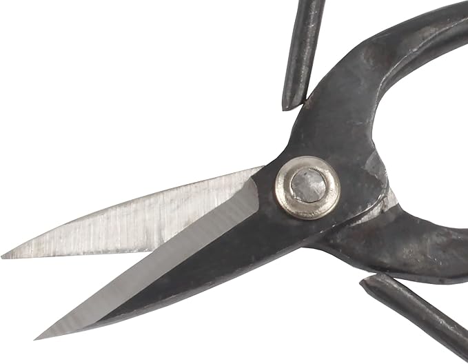 BambooMN Bonsai Basics Set - 7.2" Trimming Shears & 7" Heavy Duty Butterfly Shear - 30 Sets