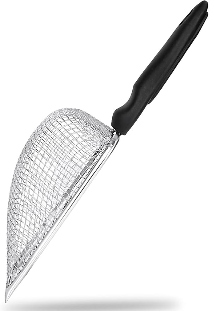 Gardening Soil Sifter Pack of 2 - Garden Sand Soil Compost Sifter with Handle - Two Garden Sifters (3.8mm and 5mm Mesh),Ideal for Sand, Rocks, Dirt, Compost - Perfect for Gardening