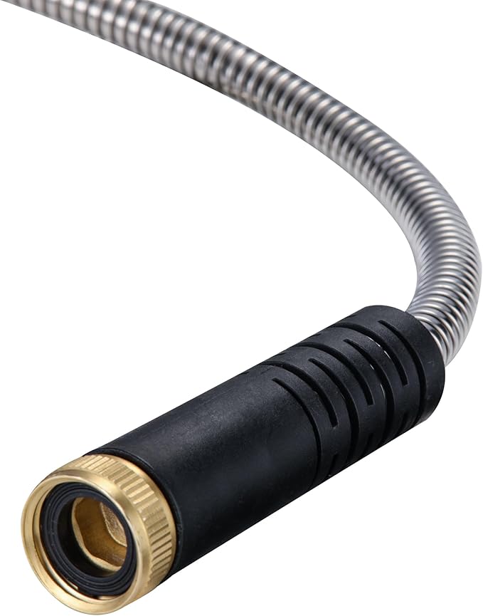 Water Hoses 10 feet – 3/4'' Fittings, Flexible Garden Hoses for Garden Watering, Outdoor Cleaning, House Cleaning, Car Washing, Swimming Pool, Camping, Agricultural Irrigation, Dog Bathing