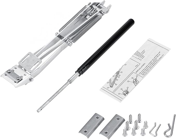 Greenhouse Automatic Window Opener Auto Greenhouse Acessories with Solar Power Sensor Vent Roof Opener Replacement Cylinder Temperature Control Lifts 7kg/15Lbs (Double Springs Opener)