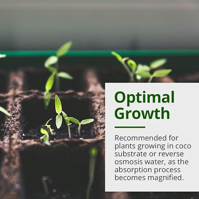 Humboldts Secret Calcium, Magnesium and Iron Supplement – Hydroponic Supplies – Liquid Nutrient Fertilizer – Supports Vegetative and Flowering Stage – 1 Gallon