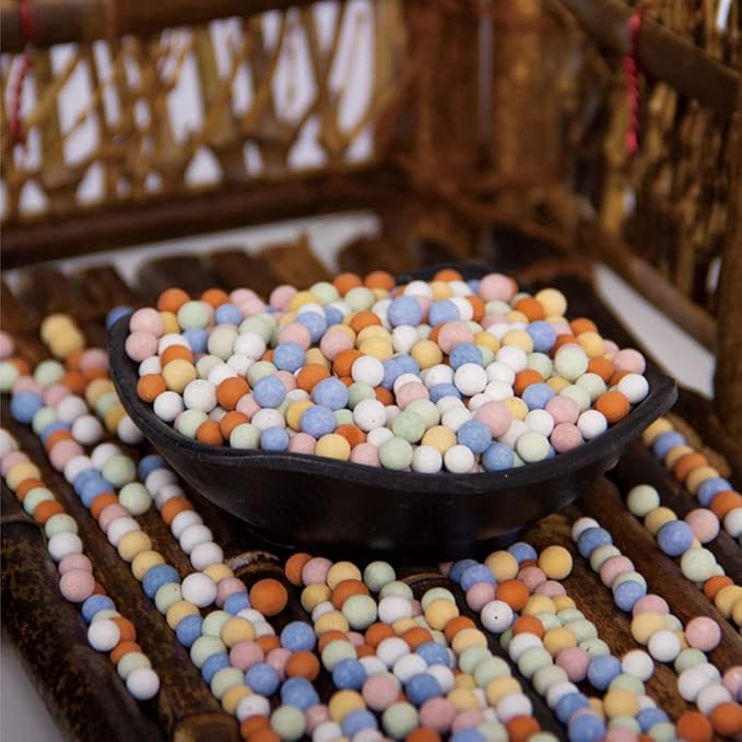 2LBS Clay Pebbles Gardening Ceramsite Orchid Rocks Drainage Water Purification Ceramsite Decor Cultivation Soil Stone Horticultural Grade for Soil Hydroponics Aquaponics