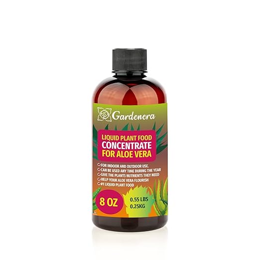 Plant Growth Superfood for ALOE VERA with 18 Essential Vitamins & Minerals - Organic Plant Food Fertilizer - Micro-Fungi and Bio-Organisms for ALOE VERA Plant Care & Growth Enhancement - 8oz
