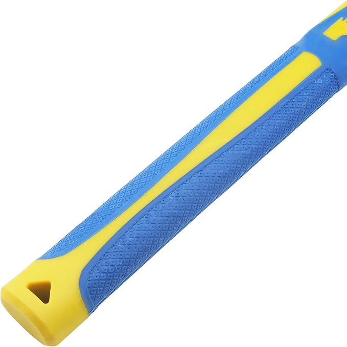 2 PCS Garden Hoe Tools, Stainless Steel Cultivator Hand Tiller and Hand Pick Axe with Fiberglass Handle, Pick Mattock Hoe for Planting Digging Weeding Gardening